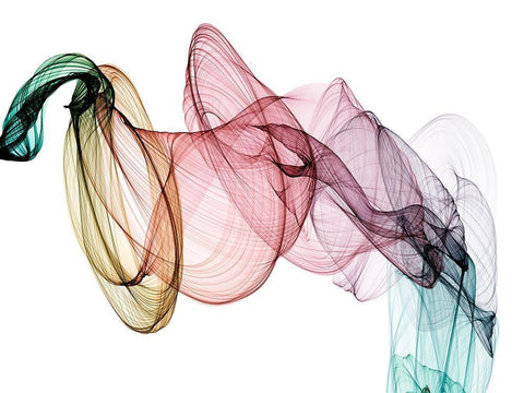 Invisible World VI Black Ornate Wood Framed Art Print with Double Matting by Orlov, Irena