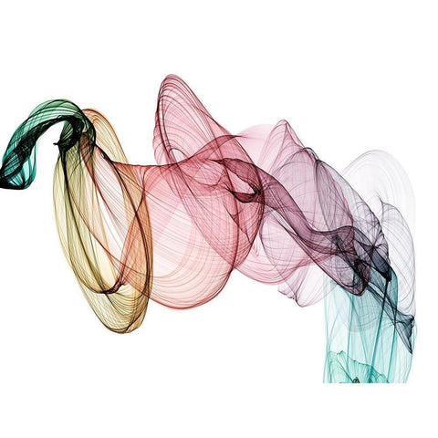 Invisible World VI White Modern Wood Framed Art Print by Orlov, Irena