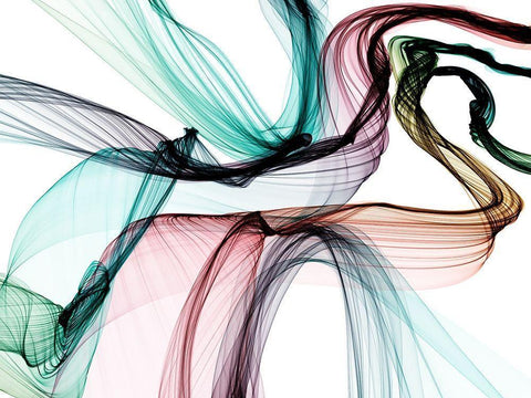 Invisible World VII Black Ornate Wood Framed Art Print with Double Matting by Orlov, Irena