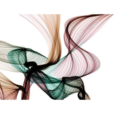 Invisible World VIII Black Modern Wood Framed Art Print with Double Matting by Orlov, Irena