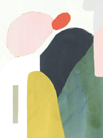 Summer Salad III Black Ornate Wood Framed Art Print with Double Matting by Borges, Victoria