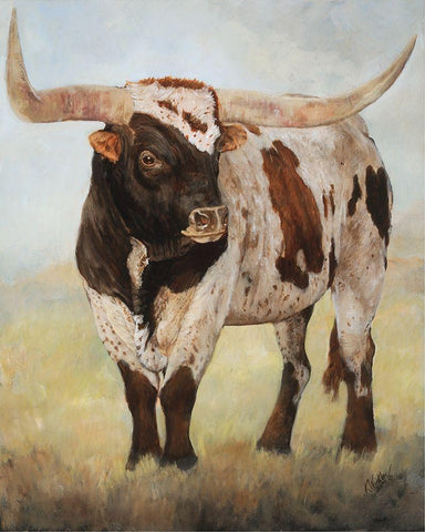 Big Daddy I Black Ornate Wood Framed Art Print with Double Matting by Winkler, Kathy