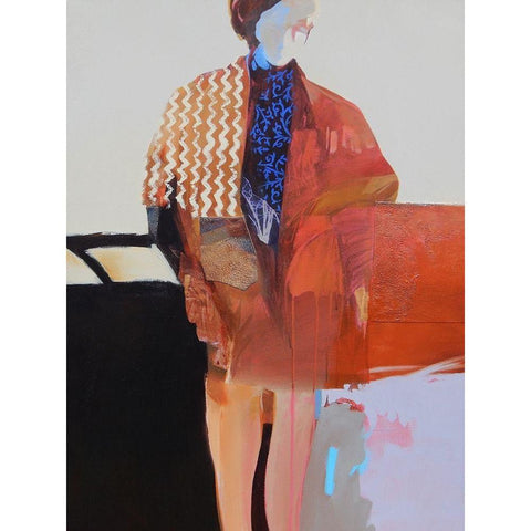 Timeless Moment I Black Modern Wood Framed Art Print with Double Matting by Foregard, Larry