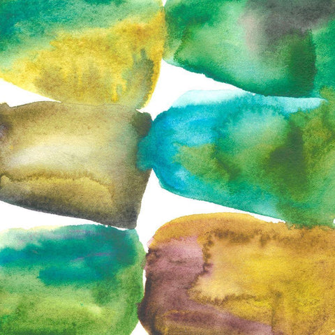 Tectonic IV Gold Ornate Wood Framed Art Print with Double Matting by Zarris, Chariklia