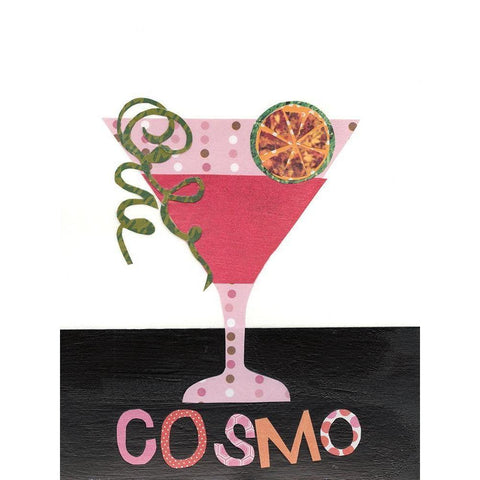 Mix Me a Drink III White Modern Wood Framed Art Print by Moore, Regina