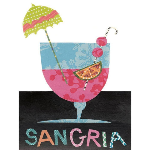 Mix Me a Drink V Black Modern Wood Framed Art Print by Moore, Regina