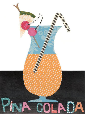 Mix Me a Drink VI Black Ornate Wood Framed Art Print with Double Matting by Moore, Regina