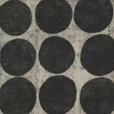 Stone III White Modern Wood Framed Art Print with Double Matting by Zarris, Chariklia