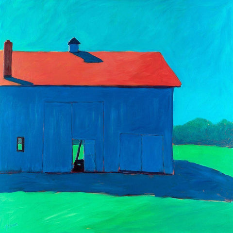 Luminous Light I White Modern Wood Framed Art Print with Double Matting by Young, Carol