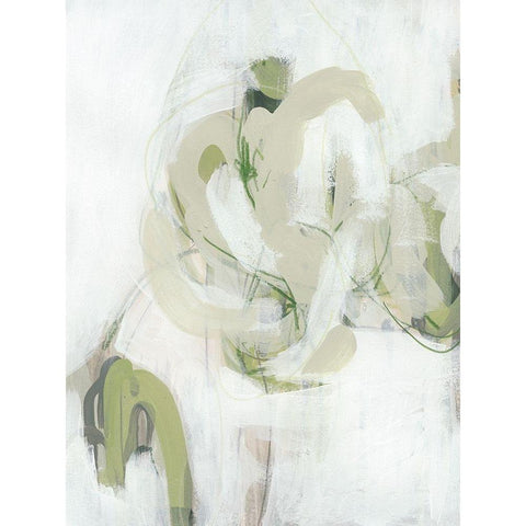 Verge I White Modern Wood Framed Art Print by Vess, June Erica