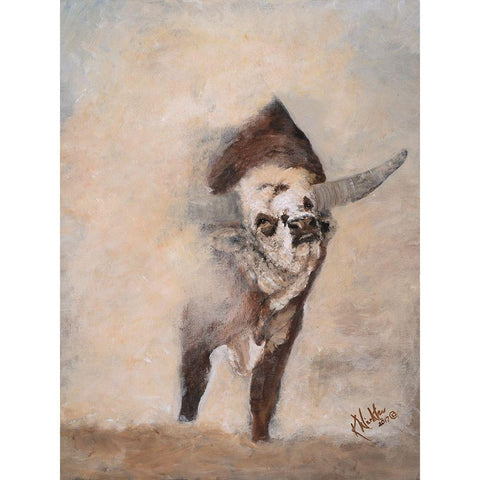 Shake Rattle and Roll III White Modern Wood Framed Art Print by Winkler, Kathy