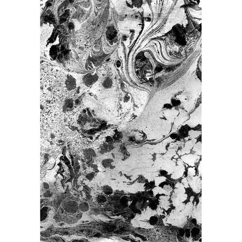 Obsidian II Black Modern Wood Framed Art Print by Guthrie, Jenna