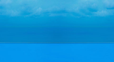 Dusk and Water IV White Modern Wood Framed Art Print with Double Matting by McLoughlin, James