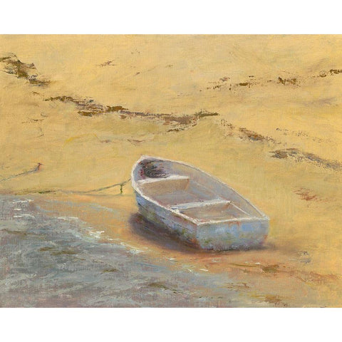 Summer Dory Black Modern Wood Framed Art Print by Wendling, Marilyn