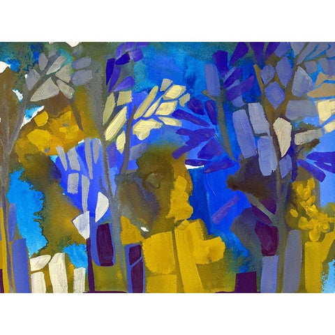 May  Black Modern Wood Framed Art Print by Ferrell, Erin McGee