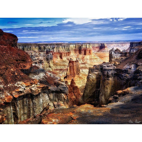 Valley Beauty III Black Modern Wood Framed Art Print by Drost, David