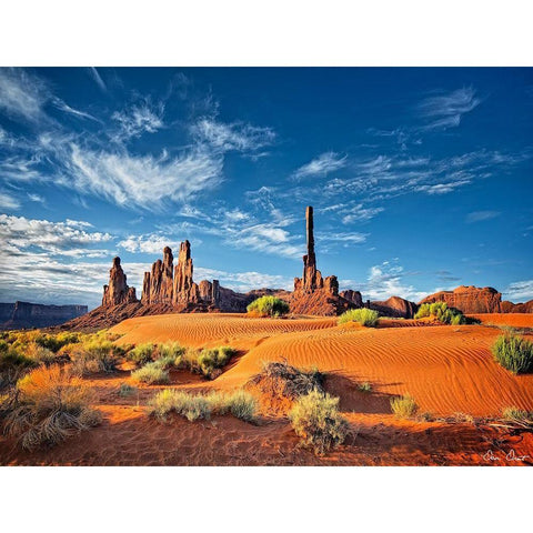 Valley Beauty V Black Modern Wood Framed Art Print by Drost, David