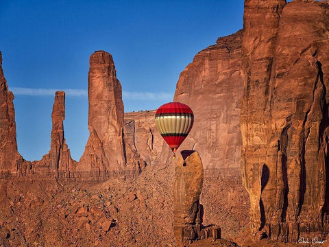 Valley Beauty VI Black Ornate Wood Framed Art Print with Double Matting by Drost, David