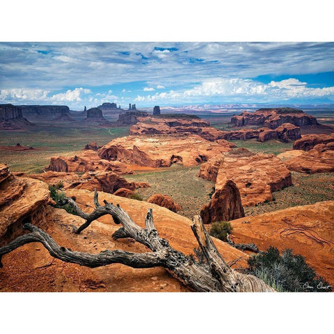 Valley Beauty VII Black Modern Wood Framed Art Print with Double Matting by Drost, David