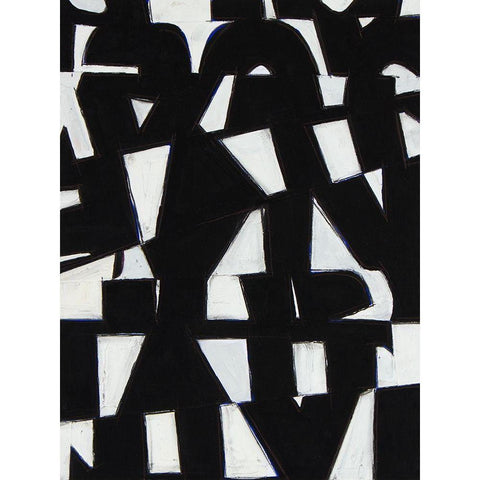 Native Gold I White Modern Wood Framed Art Print by Delamater, Rob