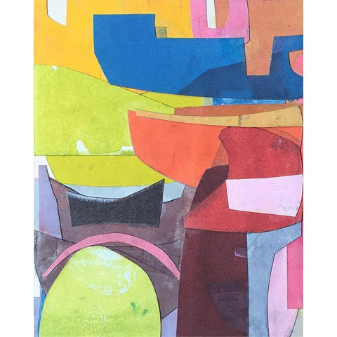 Journeymans Papers VI Black Modern Wood Framed Art Print by Delamater, Rob