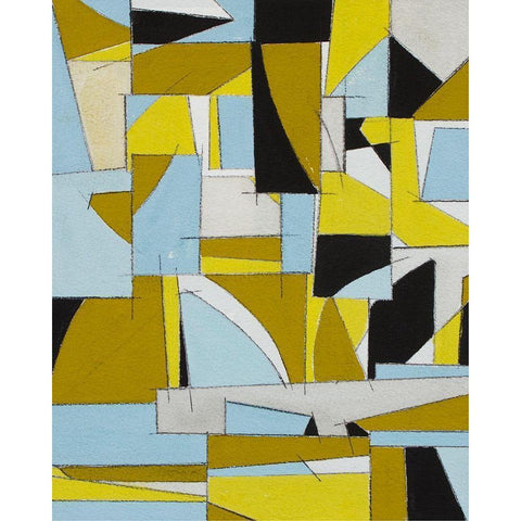 Windows of San Francisco Black Modern Wood Framed Art Print by Delamater, Rob