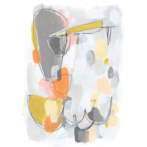 Scale I Black Modern Wood Framed Art Print with Double Matting by Vess, June Erica