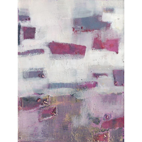 Tilde V White Modern Wood Framed Art Print by Jachimeic, Sue