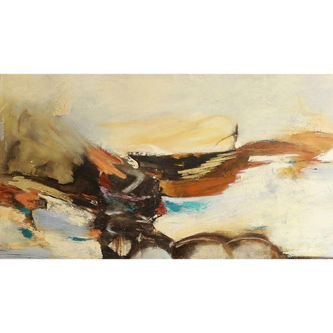 Causal I Black Modern Wood Framed Art Print with Double Matting by Villarreal, Gabriela