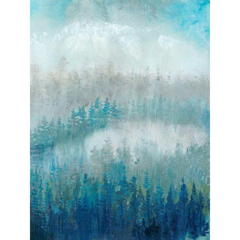 Above the Mist II White Modern Wood Framed Art Print by OToole, Tim