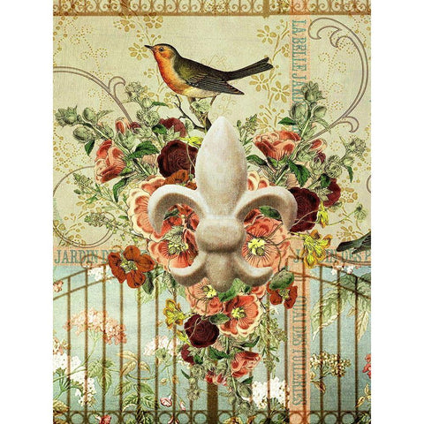 Postcards of Paris XII White Modern Wood Framed Art Print by Lloyd, Sandy