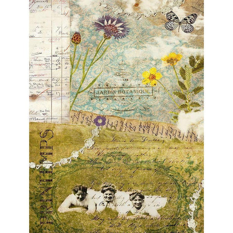 Femme Paris V White Modern Wood Framed Art Print by Lloyd, Sandy