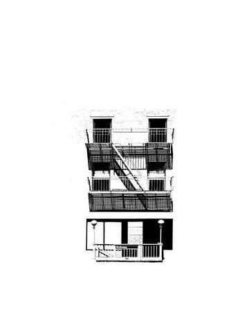 NYC in Pure B and W V Black Ornate Wood Framed Art Print with Double Matting by Pica, Jeff