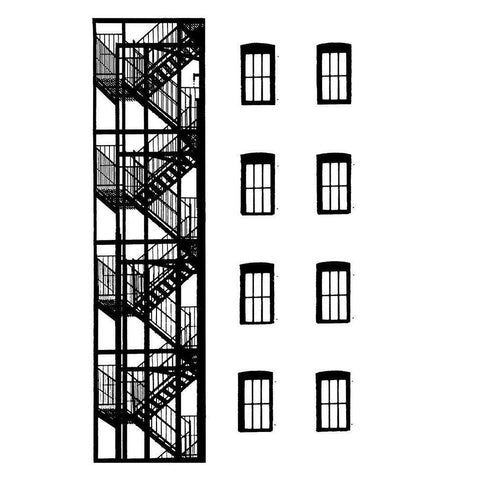 NYC in Pure B and W VII White Modern Wood Framed Art Print by Pica, Jeff