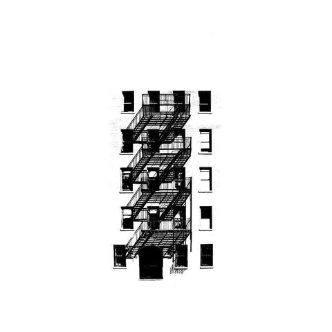 NYC in Pure B and W XIII Gold Ornate Wood Framed Art Print with Double Matting by Pica, Jeff