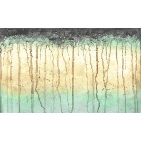 Treeline Light II White Modern Wood Framed Art Print by Goldberger, Jennifer