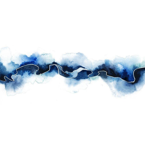 Glacial Break II Black Modern Wood Framed Art Print by Popp, Grace