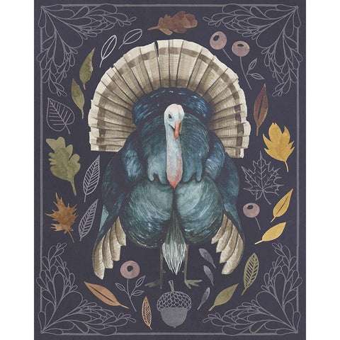 Rainbow Harvest II Black Modern Wood Framed Art Print with Double Matting by Popp, Grace