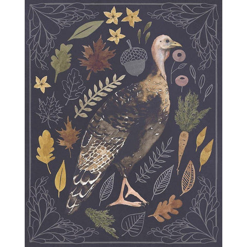 Rainbow Harvest IV Black Modern Wood Framed Art Print with Double Matting by Popp, Grace