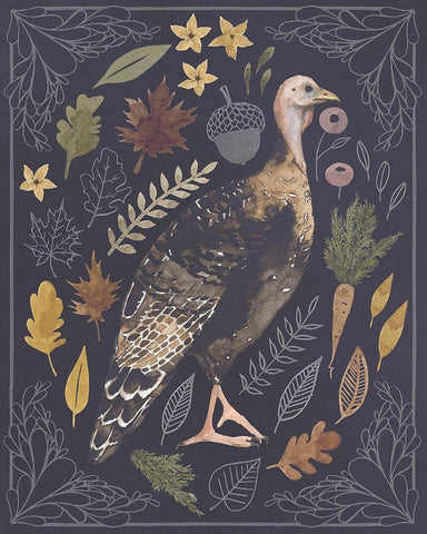 Rainbow Harvest IV White Modern Wood Framed Art Print with Double Matting by Popp, Grace