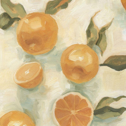 Citrus Study in Oil IV Gold Ornate Wood Framed Art Print with Double Matting by Scarvey, Emma