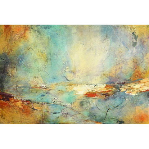 Eternidad Black Modern Wood Framed Art Print with Double Matting by Villarreal, Gabriela