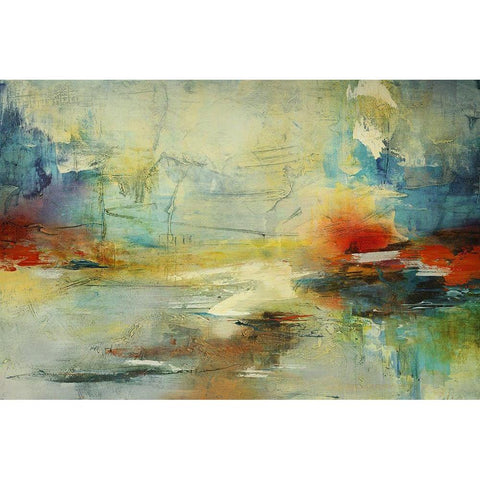 Invierno Black Modern Wood Framed Art Print by Villarreal, Gabriela