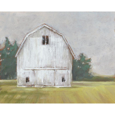 Rustic Barnyard I White Modern Wood Framed Art Print by Harper, Ethan