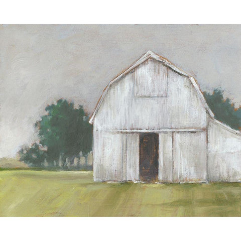 Rustic Barnyard II White Modern Wood Framed Art Print by Harper, Ethan