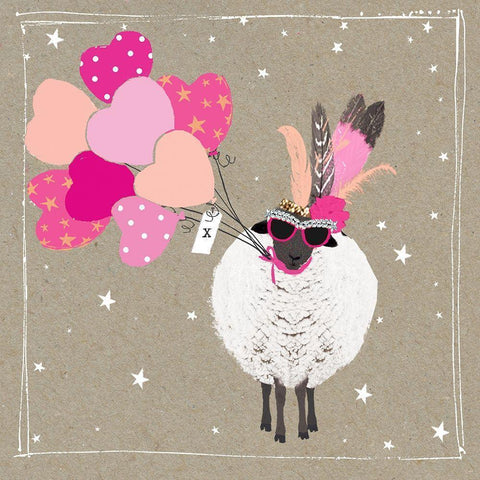 Fancy Pants Farm III Black Modern Wood Framed Art Print with Double Matting by Gower, Hammond