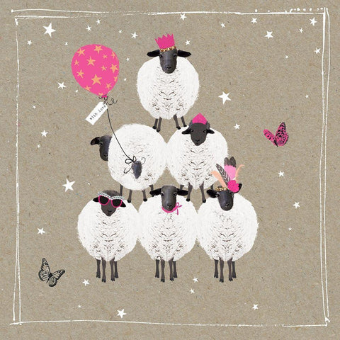 Fancy Pants Farm IV Black Ornate Wood Framed Art Print with Double Matting by Gower, Hammond