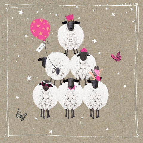 Fancy Pants Farm IV Black Modern Wood Framed Art Print with Double Matting by Gower, Hammond