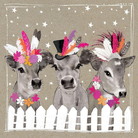 Fancy Pants Farm VII White Modern Wood Framed Art Print by Gower, Hammond