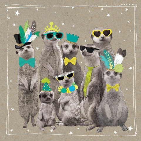 Fancy Pants Zoo I Black Modern Wood Framed Art Print with Double Matting by Gower, Hammond